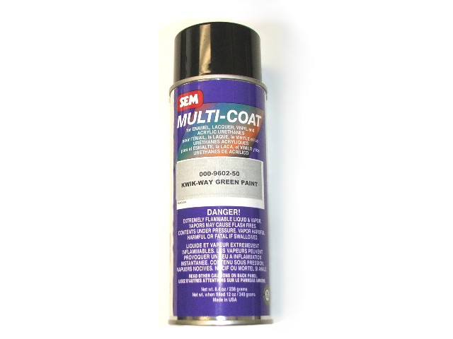 Kwik-Way Green Touch-Up Paint 12oz Spray Can