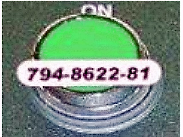 OEM Flywheel Grinder Control Panel START Button / switch (green)